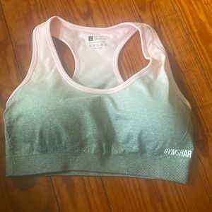 Gym shark grey pink ombré